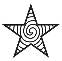 Spiral Star Tattoo