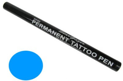 Stargazer Tatuagem de Caneta - Azul Claro