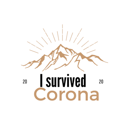 Strong as a Mountain Corona Survivor Tattoo