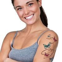 Papillons Oscillants Tattoo de Mode