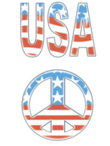 Friedens-Zeichen USA