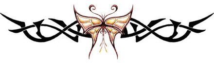 Tribal Vlinder Band - Cheryl Cole Tattoo