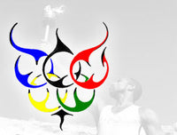 Tribal Olympischen Ringe Tattoo