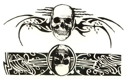 Tribal Skulls Bands Tattoos