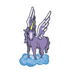 Purple Unicorn Tattoo