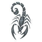 Grauen Skorpion Tattoo
