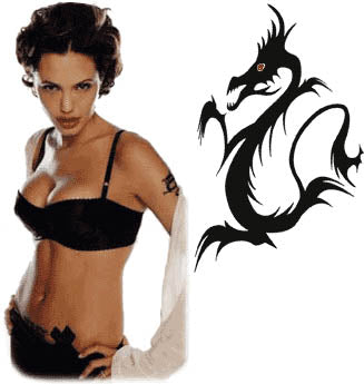 Los tatuajes de Angelina Jolie