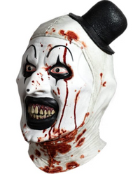 Terrifier 3 - Art the Clown, edición «Bloody» – Máscara de látex de Tinsley Transfers