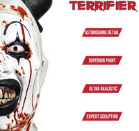 Terrifier 3 - Art the Clown, edición «Bloody» – Máscara de látex de Tinsley Transfers