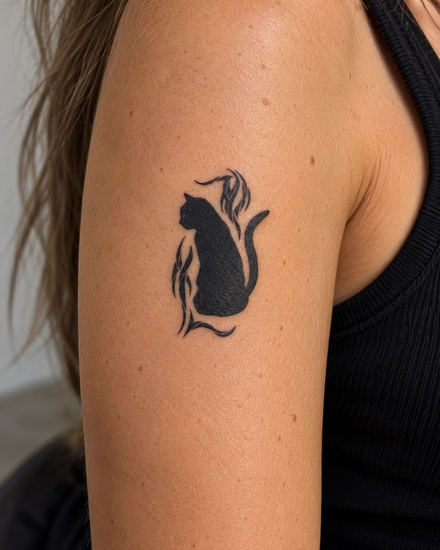 Black Cat Tattoo