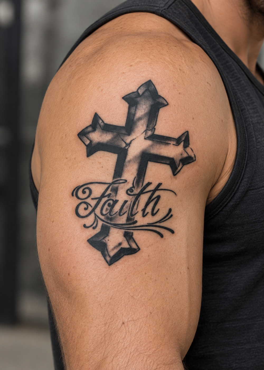 Tatuagem Cruz da Faith