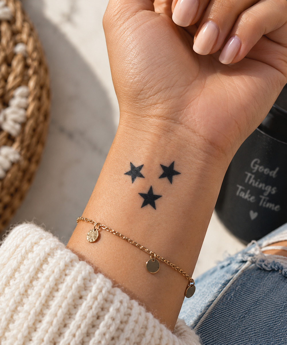 Black Tristar Tattoo