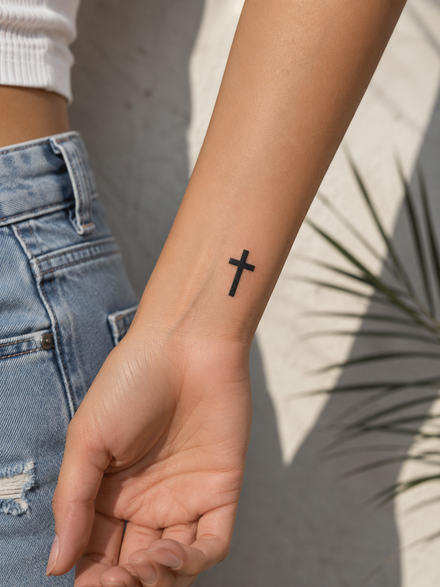 Cool Kreuz Tattoo