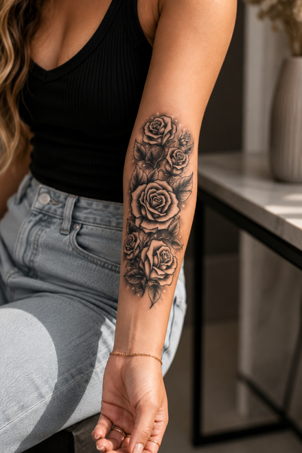 Rosen Sleeve Tattoo
