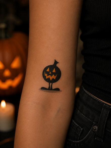 Tatuaggio Zucca Nera