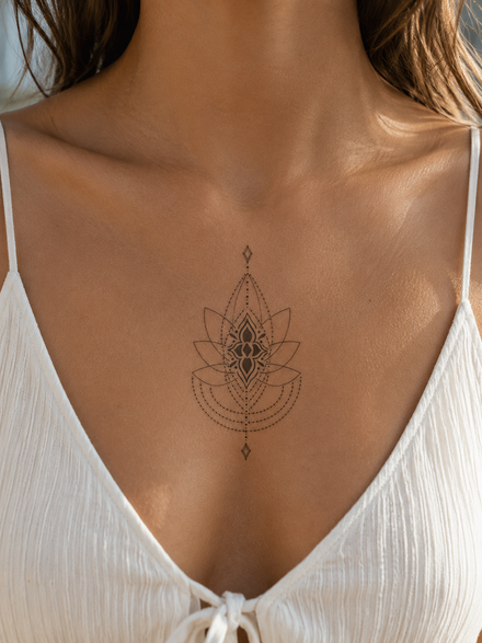 Bohemian Lotus Jewelry Tattoo