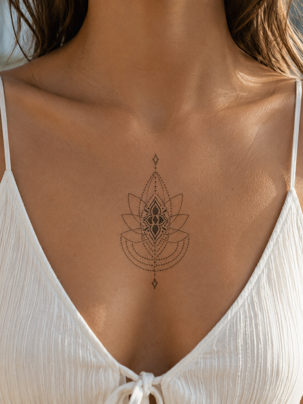 Tatuaggio Gioielli Di Loto Bohémien