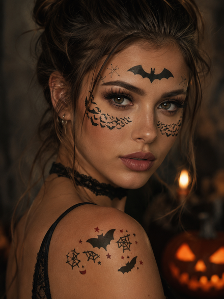 Maschera per il viso da Mazza di Halloween