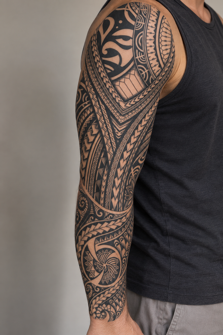 Celtic Full Sleeve Arm/Leg Tattoo