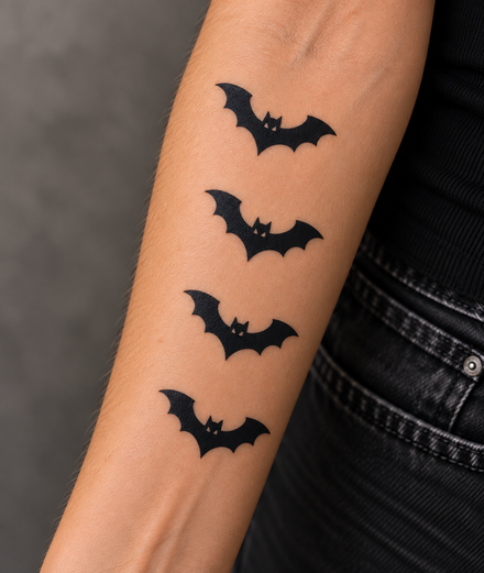 Piccolo Tatuaggio Pipistrello