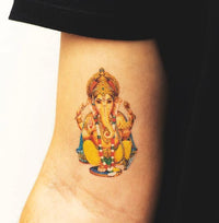 Tatuaje temporal de Ganesha - Tattoonie
