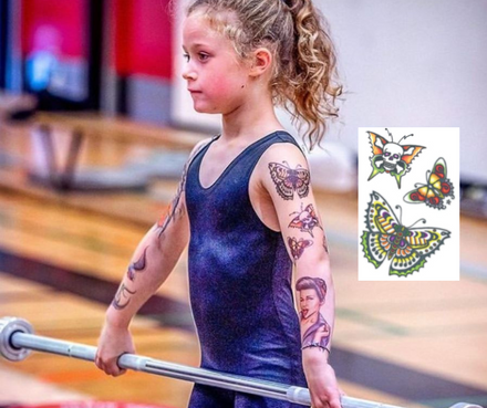 1960s Butterflies Tattoo