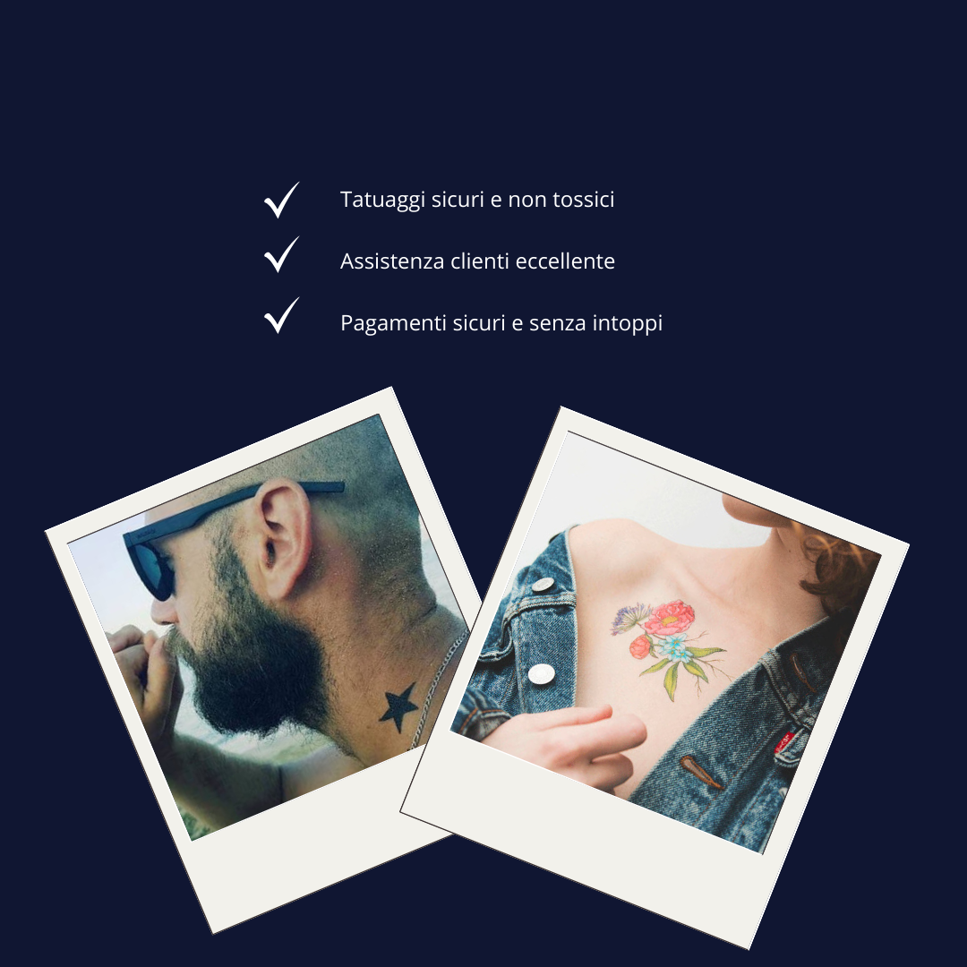 Tatuaggi temporanei di cui non ti pentirai mai!