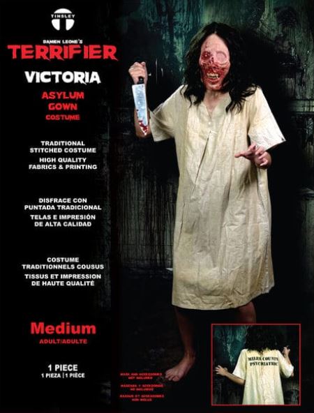 Terrifier 3 Costume 'Victoria Asylum Gown' Tinsley Transfers