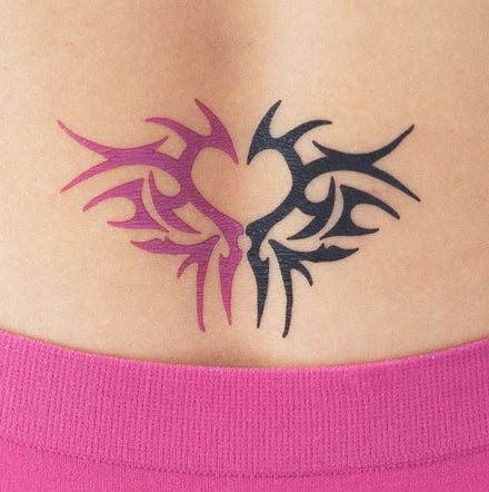 Tatuaje Temporal Corazón Tribal - Tattoonie