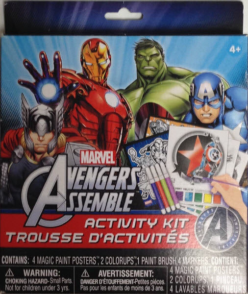 Avengers Assemble Kit De Actividad De Color