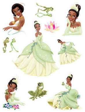 The Princess and the Frog Multi Tattoo