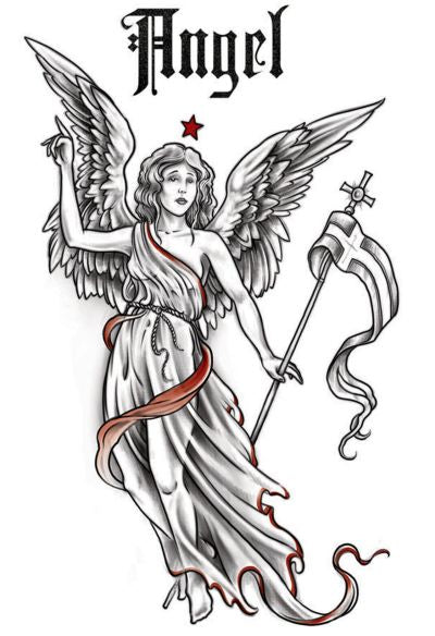 1910 Angel Tattoo