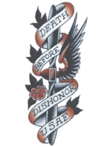 Tatuaggio USAF Death Before Dishonor