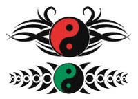 2 Yin Yang Tattoos