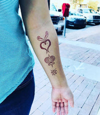 Todos Los Corazones Henna Tatuajes