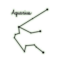 Aquarius Constellation Glow Temporary Tattoo