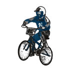 Tatuaggio Di Motociclista BMX