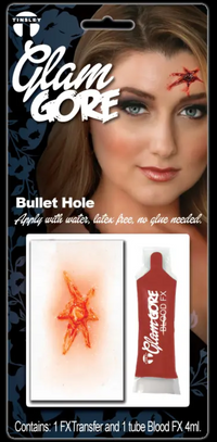 Bullet Hole - Glam Gore 3D Transfer Kit