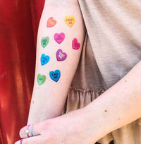 Boodschappen Van Het Hart Valentijnsdag Tattoo Kaart