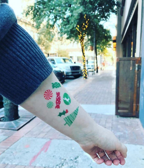 Kit Tatuaggi Per Bambini - 6 Penne Glitterate, 8 Stencil, Strass, Per Feste E Compleanni - Foto 8