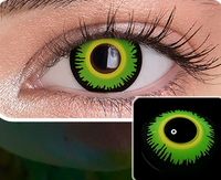 Lentes de contacto coloridas de Lobisomem Verde