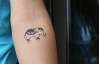 Tatuagens de Elefante Indiano (3 Tatuagens)