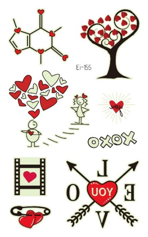 Love Tree Temporary Tattoo