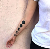 Tatuajes De Fases De La Luna (10 Tatuajes)