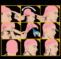 Blush Pink Bald Cap  - Tinsley Transfers