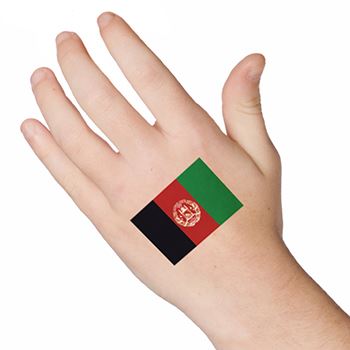 Afghanistan Flag Tattoo