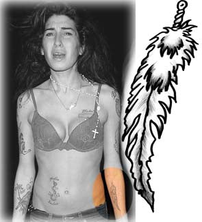 Amy Winehouse - Feather Tattoo