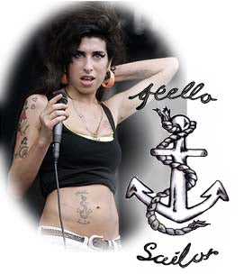 Amy Winehouse - Hello Sailor Tatuaje