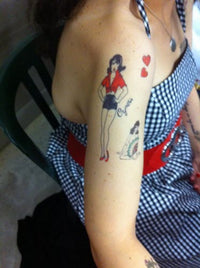 Amy Winehouse Temporary Tattoo Set (10 Tattoos)
