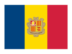 Andorra Flag Tattoo